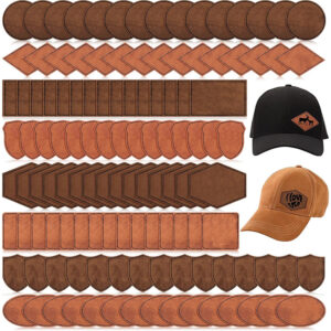 Leatherette Patches - Coffee and Khaki