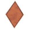 Leatherette Patch - Diamond - Vertical