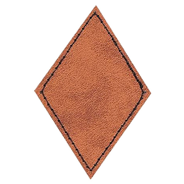 Leatherette Patch - Diamond - Vertical