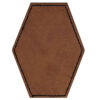 Leatherette Patch - Hexagonal - Vertical