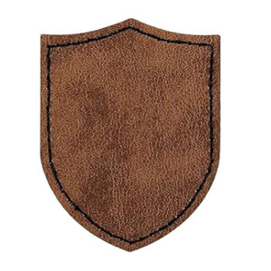 PU Patches – Stewart Shield – Coffee PU Patches – Stewart Shield – Coffee