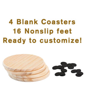 Coasters - Pine Wood - Set of 4