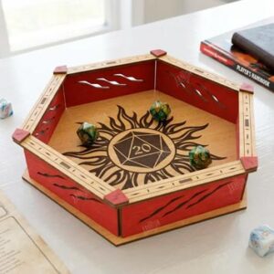 Dice Arena Tray - Dice On Fire