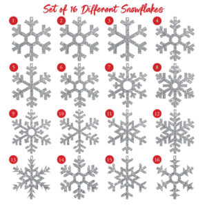 Glitter Snowflakes