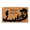 Hiker - "Adventures begin here"